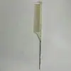 Peine para cortar el pelo peine de peluquería especial báscula de peluquería peine de cola puntiaguda peluquería femenina tienda de barbería peine de doble uso de cabeza plana masculino ultra delgado profesional