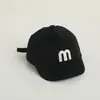 Gorras Infantiles Primavera y Otoño Bebé Gorra de Béisbol Bordada con Letra Unisex Estilo Coreano Moda Versátil Gorra de Béisbol de Ala Corta Tendencia