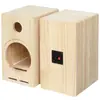 Compacto de 2 pulgadas Uso en el Hogar de 4 pulgadas Dependiente de la Frecuencia Caja de Madera de 8 pulgadas de 5 pulgadas Caja para Modificación de Audio para Coche Altavoz