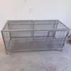 Jaula Cuadrada de Alambre de Hierro para Pollos de Corral, Jaula para Palomas Cifrada Antirrobo de Placa de Acero para Uso en Exteriores, Adecuada para Comadrejas, Ratones y Otros Animales Pequeños