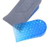 Spot Velvet Double-Layer Half-Cushion Silicone Inner Heightening Insole for Men and Women Soft Two-Layer Invisible Inner Honeycomb Half Insole