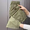 Pantalones Casuales de Moda Ligeros para Hombre, Corte Delgado, Versátiles de Verano, Estilo Nuevo Holgado, Pantalones Largos Talla Grande, Pantalones Largos Frescos para Hombre