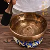 Tigela Cantante do Nepal, Garuda Amarelo, Avalokiteshvara de Quatro Braços, Buda Amitabha, Tigela Sonora de Buda Esculpida à Mão, Tigela Sonora de Yoga para Terapia