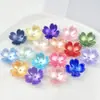 Pétalas de Pérola de Imitação ABS Flor de Quatro Folhas Peças Contas Soltas Grampo de Cabelo Estilo Antigo Feito à Mão Passo Balançar Material de Miçangas Feito à Mão Joia