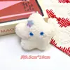 Llavero de felpa con chirrido de estrellas, joyería DIY, muñeco de estrella de cinco puntas, colgante para mochila, zapatos, accesorios de ropa, venta al por mayor