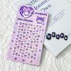 Pegatinas luminosas en relieve 5D de Sanrio para decoración de uñas, diseño de dibujos animados, kulomi, lindas pegatinas para uñas para niños, joyería adhesiva para bebés