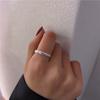 Anillo Viejo de Industria Pesada Retro Hip-Hop Personal Expresión Sonriente Apertura de Bolsa Anillo de Dedo de Comida de Moda para Hombres y Mujeres