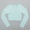 Conjunto de Ropa de Yoga Transfronterizo Sin Costuras, Tops Deportivos de Manga Larga, Leggings y Pantalones de Cintura Alta que Levantan los Glúteos