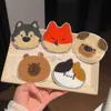Pegatinas de Flequillo Estilo Animales de Mascota Lindos, Suaves y Adorables Diseños de Dibujos Animados, Pinzas para el Cabello Divertidas y Femeninas, Herramienta Mágica para Fijar el Cabello, Accesorios para el Cabello
