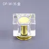 En Stock 15 Piezas Tapas para Botellas de Perfume, Carcasa Transparente Cuadrada, Tapas Metálicas de Colores, Accesorios para Botellas de Perfume, Al Por Mayor