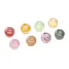 7x 4mm Acrílico Resaltado Transparente Dos Tonos Plano Ábaco Cuenta Espaciador Accesorios Hecho a Mano DIY Cadena Colgante Material para Pulsera