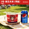Tigela de Papel Redonda Descartável Estilo Tendência Nacional Barraca Outdoor Para Levar Espessada com Tampa Grau Alimentício Embalagem Dedicada Atacado Comercial