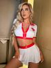 Fornecimento transfronteiriço de lingerie sexy europeia e americana sexy feminina quente enfermeira uniforme cos terno de jogo T925