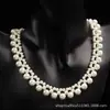 Collar de Perla de Imitación de Aleación de Cobre, Sencillo y Elegante, Moderno y Ultraligero Versión Coreana