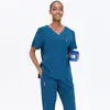 Fabricante de Origem Transfronteiriça Secagem Rápida Roupas de Lavar à Mão Elásticas Roupas Cirúrgicas para Homens e Mulheres Manga Longa e Curta Roupas de Cirurgia para Doutor