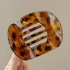 Pinza para el Cabello Curva Plana de Paua para Mujer, Pasador de Gama Alta para la Parte Posterior de la Cabeza, Pinza de Pato de Acetato, Pinza para el Cabello, Pinza para Cola de Caballo