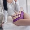 Estilo Japonês Fresco e Doce Roupa Interior Da Menina Puro Desejo Oco Fino Cinto Lace Tentação Cintura Baixa Puro Algodão Virilha Cuecas para Mulheres