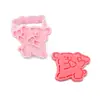 Molde para Galletas de Cachorro con Dibujo de Línea y Patrón de Dibujos Animados 3D para Mantequilla DIY Herramienta Realista para Galletas