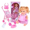 Cochecito de Muñeca Barbie de Venta Caliente Transfronterizo Juguete Cochecito de Bebé con Muñeca Princesa para Niñas para Jugar a la Casa
