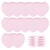 Superficie de Cuero Cojín de Aire Esponja Correctora Herramienta de Maquillaje Punta del Pulgar Forma de Corazón Pequeña Venta al por Mayor Fijación Maquillaje Esponja de Pulgar con Forma de Corazón