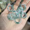 Fabricante de Produtos de Jade Atacado Anéis de Jade Quartzito Gelo-Claro de Alta Qualidade, Anéis de Dedo, Anéis de Mão, Anéis Tipo Gelo Flor Flutuante