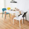 Silla de Plástico Estilo Europeo, Silla de Oficina Moderna Simple con Respaldo, Silla Creativa para Comedor para Uso Doméstico, Silla de Ocio para Cafetería para Adultos