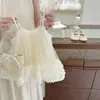 Vestido de Malha Super Fada 2026 Vestido Princesa Pétala Vestido Infantil Estiloso Saia Bufante