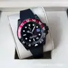 Reloj Greenwich Reloj Mecánico Totalmente Automático Reloj Mecánico Anillo de Coca Anillo de Cerámica Reloj Mecánico de Alta Calidad para Hombre