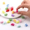 Cuentas Sueltas de Oso y Conejo de Colores Pastel de Primavera con Agujero Cruzado Materiales y Accesorios para Cadena de Teléfono Hecha a Mano DIY