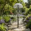 Marca independiente Medusa Oceánica Lámpara solar de medusa para decoración de patio exterior