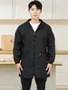 Nueva Ropa de Cocina Impermeable y a Prueba de Aceite de Terciopelo para Otoño e Invierno para Mujer, para Personas Bajas, para Usar como Ropa Exterior y Ropa de Trabajo Estilo Occidental