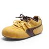 Zapatos Vintage de Color Combinado de Forrest Gump para Mujer Primavera 2025 Transpirables Planos Antideslizantes Zapatos de Entrenamiento Alemanes Cuero Genuino Cómodas Zapatillas Casuales