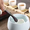 Pinças de Chá de Madeira Ébano Bambu Acessórios para Conjunto de Chá Agulha de Chá Prendedor de Folhas de Chá Pinça de Chá Ferramentas para Preparo de Chá