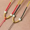 Lanyard para Colgante de Cuentas de Jade Tejido a Mano Colgante de Jade Esmeralda Collar de Estilo Fino de Alta Calidad Cordón para Colgante de Joyería DIY Venta al por Mayor