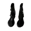 Sandalias para Mujer Venta al por Mayor Transfronteriza en Stock Estilo Europeo y Americano Retro de Caña Alta Romana con Cuña Chanclas para Mujeres Bajitas