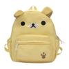 Mochila Urso Fofa Versátil Estudante Japonês Menina Suave Estudante do Ensino Fundamental Estudante do Ensino Médio Bolsa Escolar Mochila de Grande Capacidade