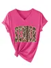 Amazon eBay sitio independiente moda versátil mujer mayor 2027 camuflaje cuello en V manga corta camiseta camisa base