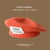 Boina de punto nueva de otoño e invierno, estilo coreano, sombrero de pintor retro artístico con cara de niña, sombrero de nube pequeña, moda