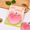 Notas Adhesivas de Frutas de Dibujos Animados Estilo Ins Etiquetas de Notas para Estudiantes Pegatinas Memo de Mensajes Marcador de Oficina Pegatinas Reutilizables