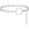 Cadena de cintura circular de metal retro de moda transfronteriza para mujer, cadena corporal versátil para ceñir la cintura, stock de fábrica al por mayor