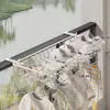 Estante Secador de Zapatos para Balcón, Artefacto Secador de Ropa para Balcón, Tendedero, Estante de Almacenamiento, Barandal de Seguridad Antirrobo para Ventana, Estante Colgador para Secado al Aire Libre