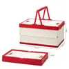 Caja de Almacenamiento con Tapa para Regalos y Recuerdos, Caja de Almacenamiento Portátil para Snacks de Estudiantes, Caja de Plástico para Cosméticos, Caja Organizadora de Almacenamiento