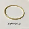 Accesorios para Carrillón de Viento Marco Adornos Colgantes Creativos Anillos Soporte para Atrapasueños Anillos Redondos Perforados Anillos de Bambú DIY Materiales Hechos a Mano