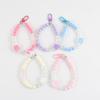 Llavero de Cabeza de Conejo con Flor para DIY Cadena Colgante para Funda de Teléfono Móvil Cuentas Hechas a Mano Gato Pequeño con Cabeza de Gato Cuentas Joyería Decorativa