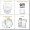 Botella de vidrio para ensalada Botella de mermelada 4 oz frasco tipo Mason sellado Tapa a prueba de óxido 120 ml diamante Caviar suministro transfronterizo