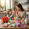 Cajas creativas de helado al por mayor de fábrica, moldes para cubitos de hielo, bonitas y creativas cajas para paletas caseras para niños