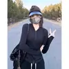 Ropa de Protección Solar Ajustada para Mujer Verano 2026 Ceñidor de Cintura Adelgazante Ropa de Yoga Chaqueta Corta Top Deportivo de Protección Solar UPF50+