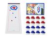Mesa Dobrável Mesa de Curling Tapete de Jogo Lazer em Família Festa Jogo Infantil Conjunto Mesa Hóquei no Gelo de Mesa Curling de Pote Tênis de Mesa