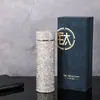 Taza aislada de titanio puro, una botella de agua recta de lujo y alta gama, viene en una caja de regalo para negocios, una taza de titanio portátil para preparar té, y actualmente está en stock