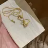 Popular Campana de Deseos de Artesano Italiano de Xiaohongshu Collar Cepillado Exquisitos Accesorios Retro para Mujer Envío Directo
